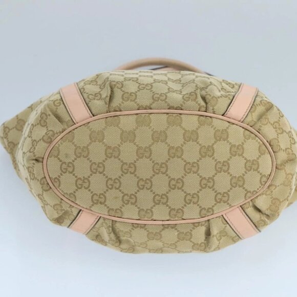 GUCCI GG Canvas Tote Bag Beige - Picture 4 of 15